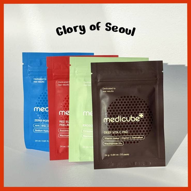 Teste MEDICUBE Pad 4 Opções