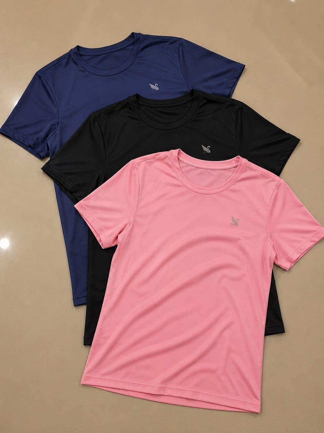 Kit 3 Camisetas Femininas Dry Fit com Proteção UV